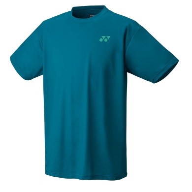 Yonex Training T-shirt Practice Small Logo YM0045 (100% Polyester) 2024 blue-green Men